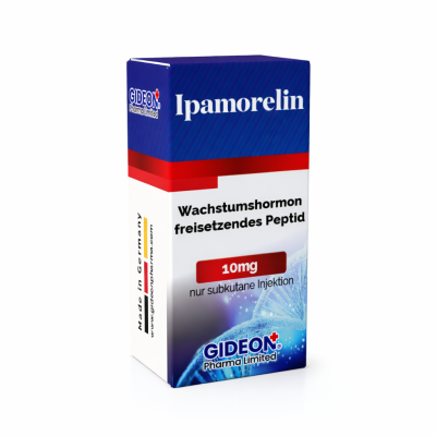 Ipamorelin 10mg – Gideon Pharma Ipamorelin 10mg peptide injection Gideon Pharma box